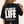 The Light of Life MONOCHROME tee, black, back print edition, woman, back print close up