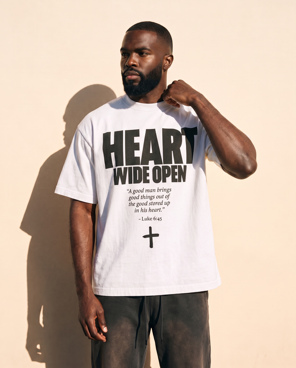 HEART WIDE OPEN · BLACK & WHITE