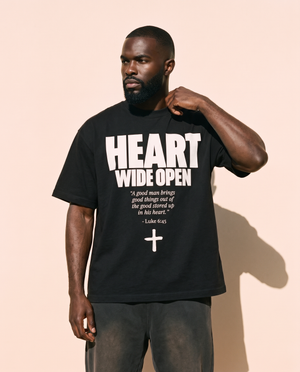 HEART WIDE OPEN · BLACK & WHITE