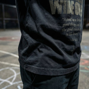Heart Wide Open in Black – Christian T-Shirt by The Word