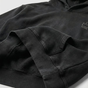 BLACK FADED HOODIE · IN THE BEGINNING GOD