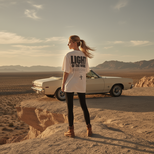 LIGHT OF THE WORLD • SUPER HEAVYWEIGHT • OVERSIZED • T-SHIRT • UNISEX