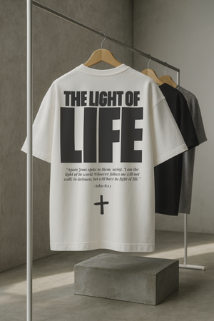 THE LIGHT OF LIFE • SUPER HEAVYWEIGHT • OVERSIZED • T-SHIRT • UNISEX
