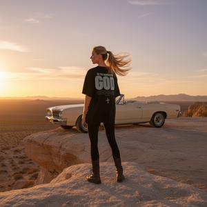 IN THE BEGINNING GOD • SUPER HEAVYWEIGHT • OVERSIZED • T-SHIRT • UNISEX