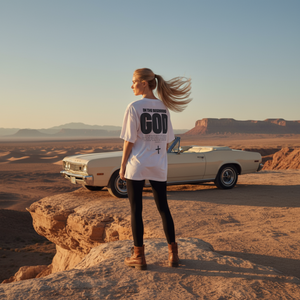 IN THE BEGINNING GOD • SUPER HEAVYWEIGHT • OVERSIZED • T-SHIRT • UNISEX