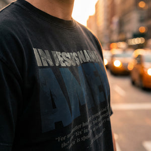 In Jesus Name Amen in Black – Christian T-Shirt by The Word
