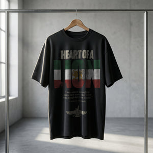 Heart Of A Lion in Black – Christian T-Shirt by The Word