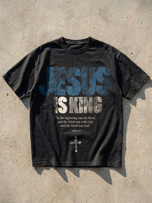 Jesus is King - Christian T-Shirt by The Word