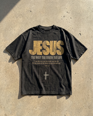Jesus the Way the Truth the Life - Christian T-Shirt by The Word