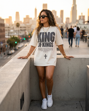 King of Kings White - Lifestyle - Christian T-Shirt by The Word