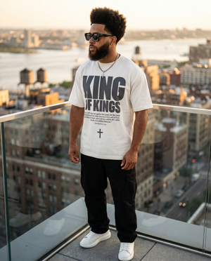 King of Kings White - Lifestyle - Christian T-Shirt by The Word