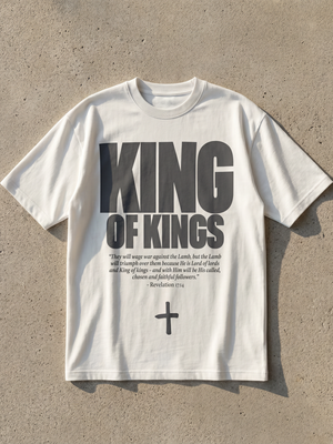 King of Kings Basic White - Christian T-Shirt by The Word