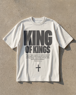 King of Kings Basic White - Christian T-Shirt by The Word