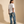 King of Kings MONOCHROME tee, white, back print, woman, three quarter crown