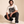 King of Kings MONOCHROME tee, white, front print, man, crouch