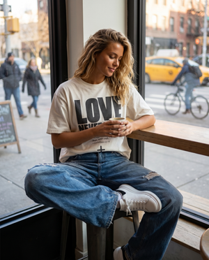 Love Never Ends White - Lifestyle - Christian T-Shirt by The Word