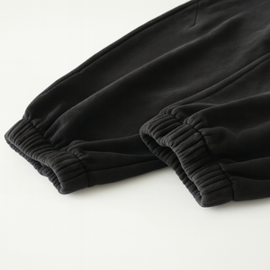 SUPER HEAVYWEIGHT SWEATPANTS - BLACK & OFF WHITE