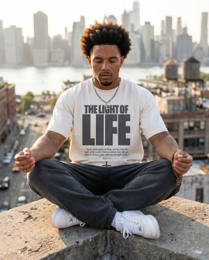 The Light of Life White - Lifestyle - Christian T-Shirt by The Word