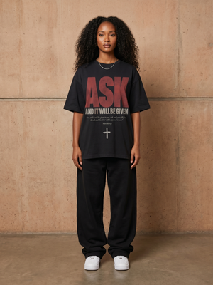 Ask – Woman wearing The Word t-shirt