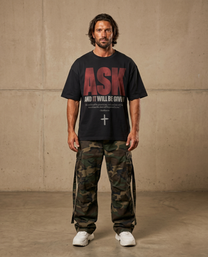Ask – Man wearing The Word t-shirt