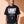 Light Over Darkness tee, black, front print, man, standing thigh up