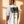 Light Over Darkness tee, white, back print edition, man, back print side profile