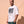 Light Over Darkness tee, white, front print, man, three quarter thigh up