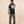 Faith Over Fear MONOCHROME tee, black, back print edition, man, arm across back