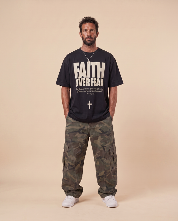 FAITH OVER FEAR · BLACK & WHITE