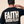 Faith Over Fear MONOCHROME tee, black, back print edition, man, collar pull