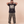 Faith Over Fear MONOCHROME tee, black, front print, man, hands behind neck