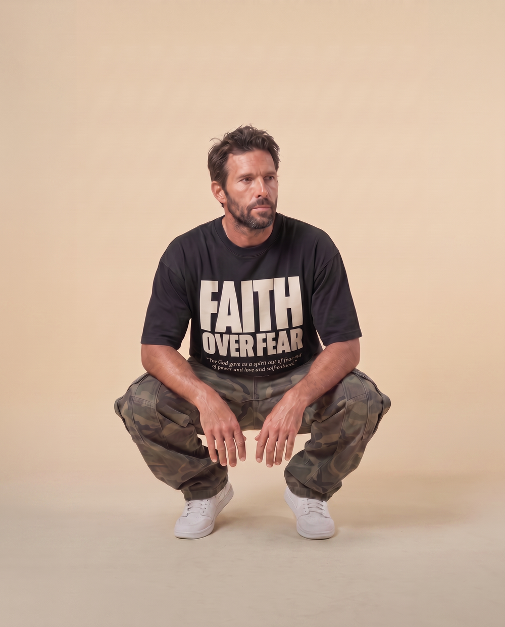 FAITH OVER FEAR · BLACK & WHITE