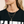 Faith Over Fear MONOCHROME tee, black, front print, woman, chain detail