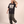 Faith Over Fear MONOCHROME tee, black, front print, woman, hand in hair